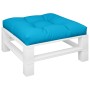 Cojín para sofá de palets de tela azul 80x80x12 cm de , Cojines para sillas y sofás - Ref: Foro24-314406, Precio: 33,95 €, De...