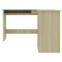 L-shaped oak plywood desk 120x140x75 cm by vidaXL, Desks - Ref: Foro24-800750, Price: 121,31 €, Discount: %