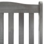 Rocking chair with solid gray acacia wood cushions by , Garden chairs - Ref: Foro24-3064211, Price: 218,55 €, Discount: %