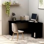 L-shaped black plywood desk 120x140x75 cm by vidaXL, Desks - Ref: Foro24-800748, Price: 94,99 €, Discount: %