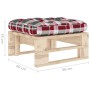 Garden ottoman made of impregnated pine wood pallets by , Modular outdoor sofas - Ref: Foro24-3066469, Price: 56,88 €, Discou...