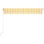 Toldo retráctil manual con LED amarillo y blanco 400x300 cm de , Toldos - Ref: Foro24-3068903, Precio: 367,07 €, Descuento: %