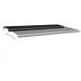 Toldo automático LED sensor de viento gris antracita 600x300 cm de , Toldos - Ref: Foro24-3068974, Precio: 794,30 €, Descuent...