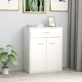 White plywood sideboard 60x30x75 cm by vidaXL, Sideboards - Ref: Foro24-800711, Price: 71,22 €, Discount: %