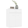 Aparador de madera contrachapada blanco 60x30x75 cm de vidaXL, Aparadores - Ref: Foro24-800711, Precio: 73,27 €, Descuento: %