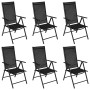 7-piece black aluminum garden dining set by , Garden sets - Ref: Foro24-3070635, Price: 394,97 €, Discount: %