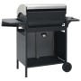 Barbacoa grill de gas 4+1 quemadores negra y plateada de , Barbacoas - Ref: Foro24-3072536, Precio: 436,86 €, Descuento: %