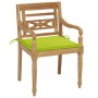 Batavia chairs 4 units solid teak wood with cushions by , Garden chairs - Ref: Foro24-3073306, Price: 476,43 €, Discount: %