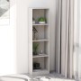 4-level gray concrete plywood shelf 40x24x142cm by vidaXL, Bookcases and shelves - Ref: Foro24-800841, Price: 43,20 €, Discou...