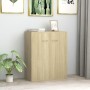 Plywood oak Sonoma color sideboard 60x30x75 cm by vidaXL, Sideboards - Ref: Foro24-800732, Price: 54,91 €, Discount: %