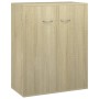 Plywood oak Sonoma color sideboard 60x30x75 cm by vidaXL, Sideboards - Ref: Foro24-800732, Price: 53,99 €, Discount: %