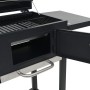 3-in-1-Grill- und Pizzaofen für den Außenbereich, Schwarz von , Grillen - Ref: Foro24-3079733, Preis: 375,75 €, Rabatt: %