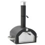 Horno para pizza y barbacoa al aire libre 3 en 1 negro de , Barbacoas - Ref: Foro24-3079733, Precio: 375,75 €, Descuento: %