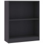 Gray plywood shelf 60x24x74.5 cm by vidaXL, Bookcases and shelves - Ref: Foro24-800857, Price: 46,26 €, Discount: %