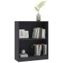 Gray plywood shelf 60x24x74.5 cm by vidaXL, Bookcases and shelves - Ref: Foro24-800857, Price: 46,26 €, Discount: %