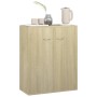 Plywood oak Sonoma color sideboard 60x30x75 cm by vidaXL, Sideboards - Ref: Foro24-800732, Price: 53,99 €, Discount: %