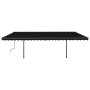 Automatic retractable awning with anthracite gray poles 6x3 m by , Awnings - Ref: Foro24-3070199, Price: 653,39 €, Discount: %