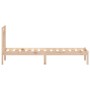 Solid wood single bed frame 90x190 cm by , Beds and slatted bases - Ref: Foro24-3100554, Price: 79,99 €, Discount: %