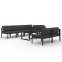 Garden furniture set 8 pieces and anthracite gray aluminum cushions by , Garden sets - Ref: Foro24-3107820, Price: 1,00 €, Di...