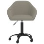 4pcs Light Gray Velvet Swivel Dining Chairs by vidaXL, dining chairs - Ref: Foro24-3089639, Price: 266,22 €, Discount: %