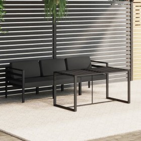 Set muebles de jardín 4 pzas y cojines aluminio gris antracita de , Conjuntos de jardín - Ref: Foro24-3115917, Precio: 504,99...