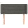 Dark gray velvet headboard 103x16x78/88 cm by , Headboards and footboards - Ref: Foro24-3118951, Price: 54,99 €, Discount: %