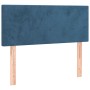 Dark blue velvet LED headboard 80x5x78/88 cm by , Headboards and footboards - Ref: Foro24-3121366, Price: 46,29 €, Discount: %