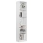 5-tier glossy white plywood shelf 40x24x175cm by vidaXL, Bookcases and shelves - Ref: Foro24-800852, Price: 55,99 €, Discount: %