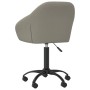 4pcs Light Gray Velvet Swivel Dining Chairs by vidaXL, dining chairs - Ref: Foro24-3089639, Price: 266,22 €, Discount: %