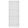 3-tier white engineered wood shelf 40x24x109 cm by vidaXL, Bookcases and shelves - Ref: Foro24-800828, Price: 37,99 €, Discou...