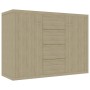 Sonoma oak plywood sideboard 60x30x70 cm by vidaXL, Sideboards - Ref: Foro24-800687, Price: 99,40 €, Discount: %