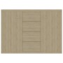 Sonoma oak plywood sideboard 60x30x70 cm by vidaXL, Sideboards - Ref: Foro24-800687, Price: 99,40 €, Discount: %