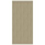 Aparador de madera contrachapada color roble Sonoma 60x30x70 cm