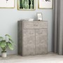 Concrete gray plywood sideboard 60x30x75 cm by vidaXL, Sideboards - Ref: Foro24-800715, Price: 64,72 €, Discount: %