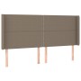 Cama box spring colchón y luces LED tela gris taupe 180x200 cm de , Camas y somieres - Ref: Foro24-3138257, Precio: 636,41 €,...