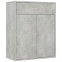 Concrete gray plywood sideboard 60x30x75 cm by vidaXL, Sideboards - Ref: Foro24-800715, Price: 57,99 €, Discount: %