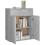 Concrete gray plywood sideboard 60x30x75 cm by vidaXL, Sideboards - Ref: Foro24-800715, Price: 57,99 €, Discount: %