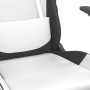 Black and white synthetic leather gaming chair by , Gaming chairs - Ref: Foro24-3143651, Price: 126,25 €, Discount: %