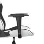 Black and white synthetic leather gaming chair by , Gaming chairs - Ref: Foro24-3143651, Price: 126,25 €, Discount: %