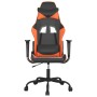 Silla gaming cuero sintético negro y naranja de , Sillones para videojuegos - Ref: Foro24-3143647, Precio: 121,69 €, Descuent...