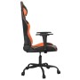 Silla gaming cuero sintético negro y naranja de , Sillones para videojuegos - Ref: Foro24-3143647, Precio: 121,69 €, Descuent...