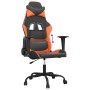 Silla gaming cuero sintético negro y naranja de , Sillones para videojuegos - Ref: Foro24-3143647, Precio: 121,69 €, Descuent...