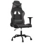 Black and gray synthetic leather gaming chair by , Gaming chairs - Ref: Foro24-3143645, Price: 121,69 €, Discount: %