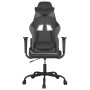 Black and gray synthetic leather gaming chair by , Gaming chairs - Ref: Foro24-3143645, Price: 121,69 €, Discount: %