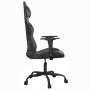 Black and gray synthetic leather gaming chair by , Gaming chairs - Ref: Foro24-3143645, Price: 121,69 €, Discount: %