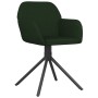 Swivel dining chairs 2 units dark green velvet by , dining chairs - Ref: Foro24-344742, Price: 128,87 €, Discount: %