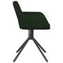 Swivel dining chairs 2 units dark green velvet by , dining chairs - Ref: Foro24-344742, Price: 128,87 €, Discount: %