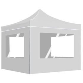 Professional folding tent with white aluminum walls 3x3m by , Tents and gazebos - Ref: Foro24-45490, Price: 223,31 €, Discoun...