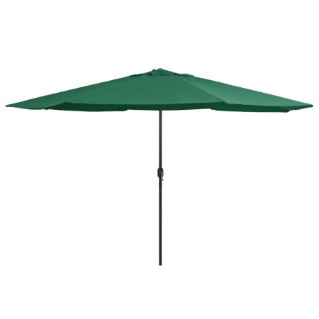 Outdoor umbrella with green metal pole 390 cm by , Umbrellas - Ref: Foro24-47379, Price: 81,29 €, Discount: %