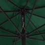 Outdoor umbrella with green metal pole 390 cm by , Umbrellas - Ref: Foro24-47379, Price: 81,29 €, Discount: %